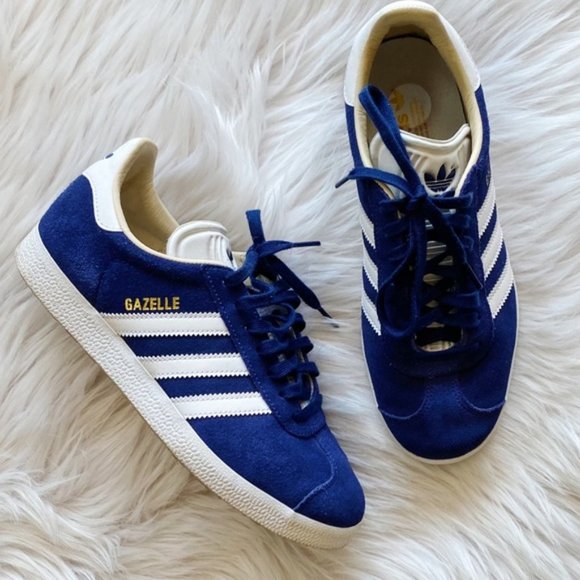 navy blue gazelles